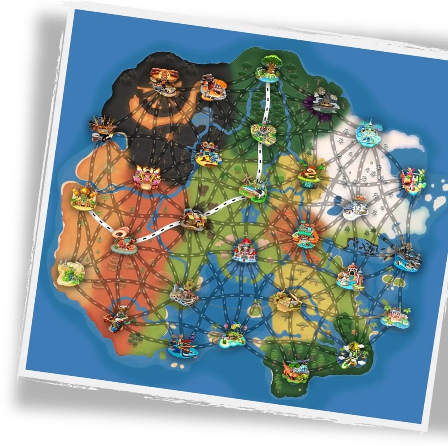 Mario Kart World - Map